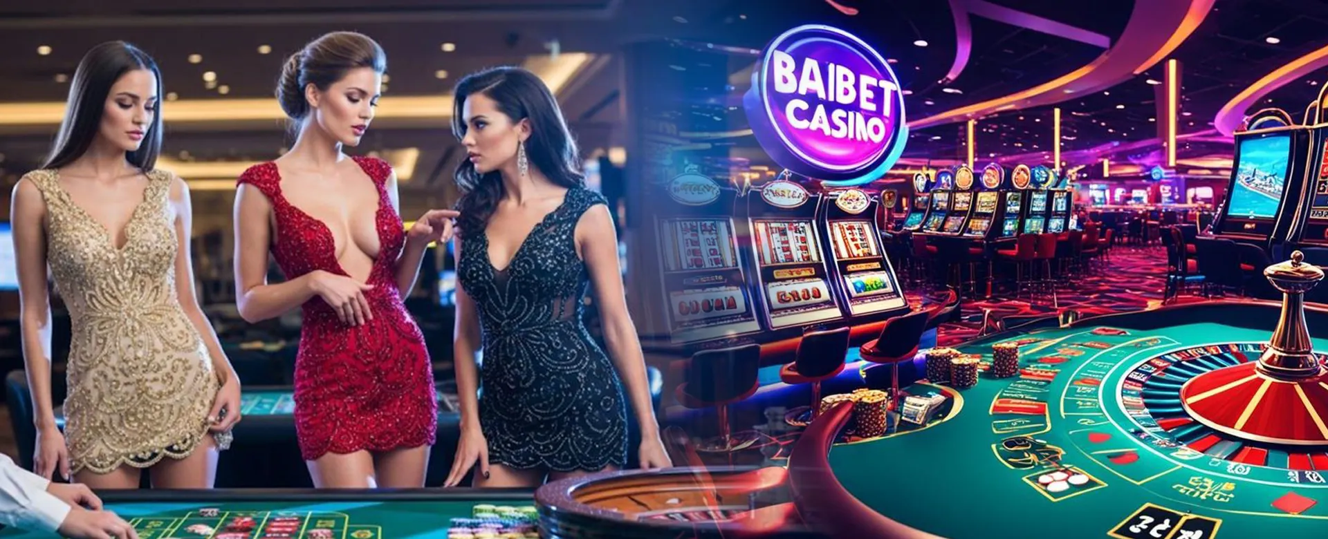 Dynamic Jiliko Online Casino gaming background with vibrant lights
